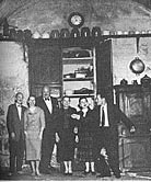 Photo of Helen, Philip, James Beard, and other friends