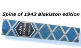 Spine of 1943 Blakiston edition